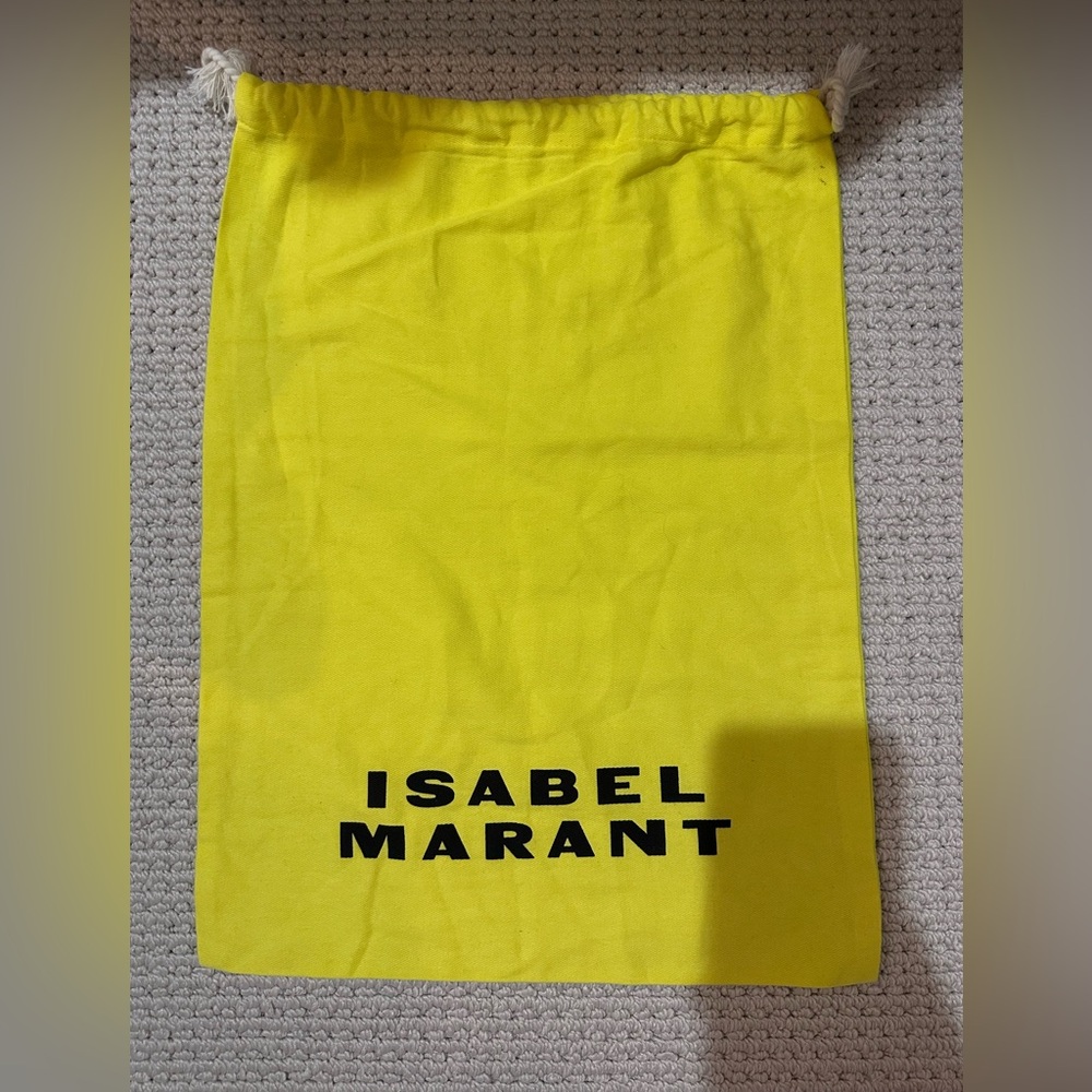 ISABEL MARANT Large Dust Bag Pouch Drawstring for Storage or Travel